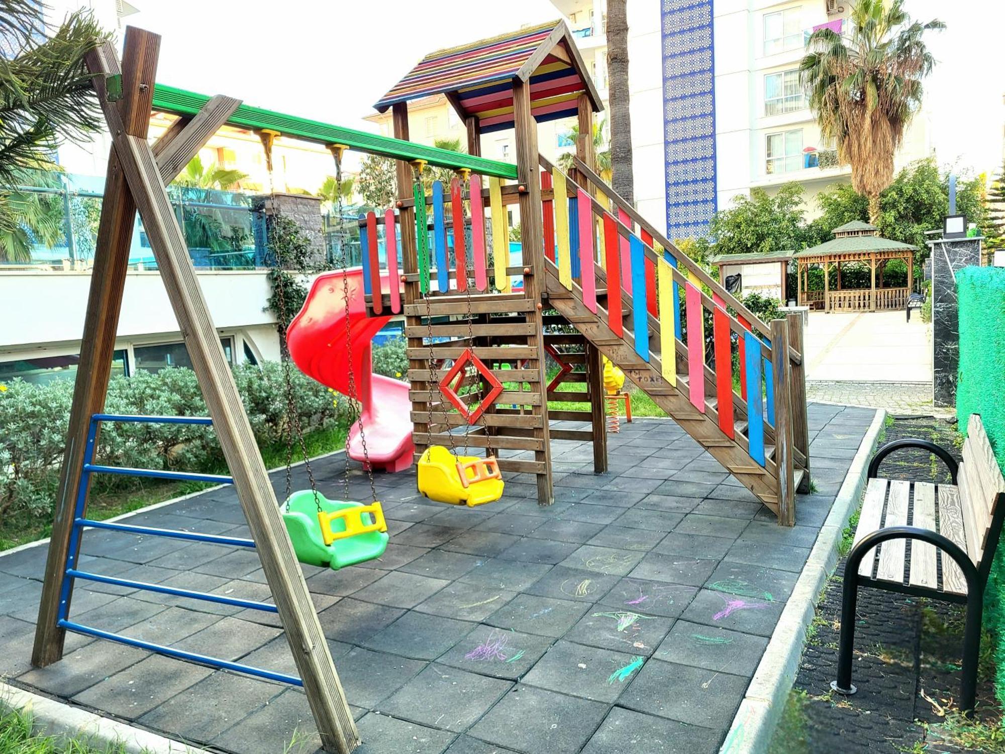 Elite Marine Residence - Cleopatra, Center Alanya Bagian luar foto